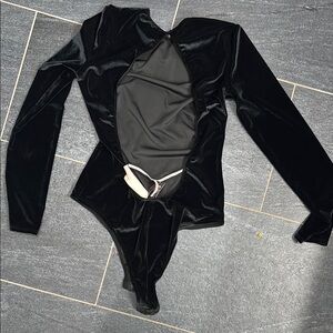 NWT velvet VS  bodysuit